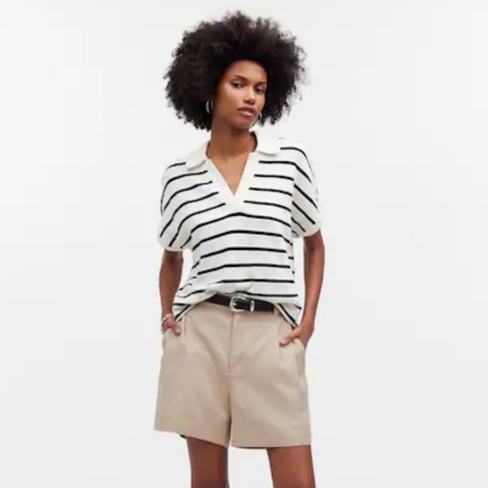Madewell The Harlow Short in Drapey Twill